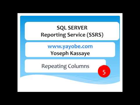 SSRS in Amharic Part 5-Repeating Column Headers