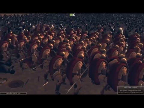 Total War Rome II  300 Spartans vs Immortals