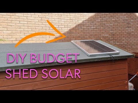 DIY Budget Shed Roof Solar Panel Setup - Epever MPPT + Ecoworthy Panel