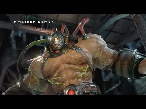 Batman fight Bane Monster - Arkham Asylum