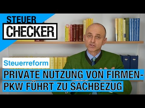 Steuerreform: Private Nutzung von Firmen-PKW führt zu Sachbezug