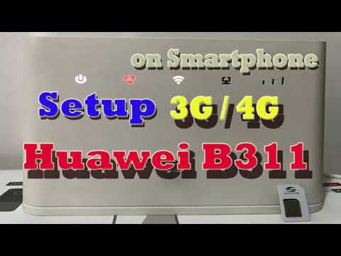 Setup Wireless Transmitter Huawei B311 on Smartphone | Saduca Camera Computer