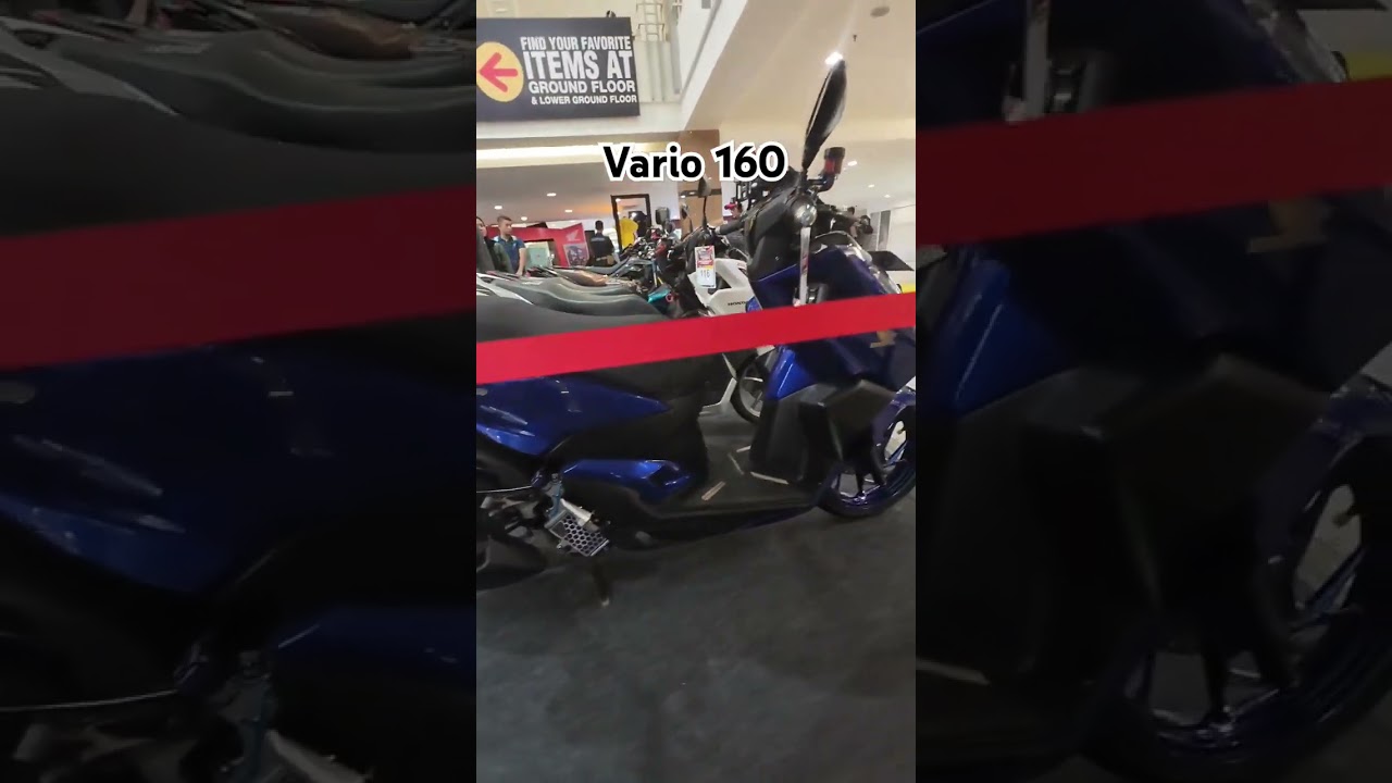 Modifikasi Vario 160 Blue di Honda Modif Contest HMC Surabaya 2024 #vario160 #modifikasivario160