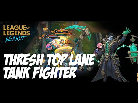 Top Lane Thresh Build - A Full Tank Build For The AD Carry | Wild RIft