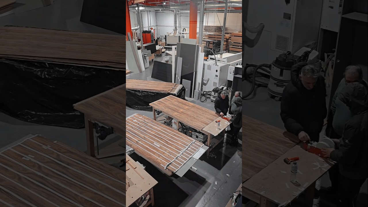 Step inside our bespoke joinery factory and watch craftsmanship come to life. #bespokecabinets