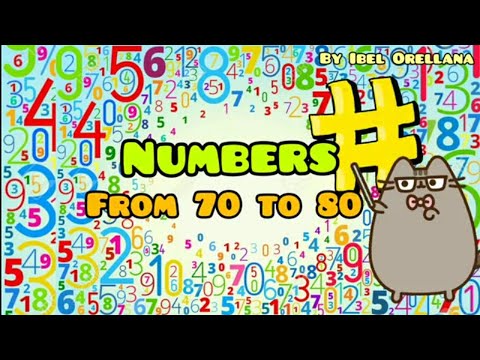 Numbers from 70 to 80