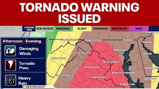 TORNADO WARNING ISSUED for parts of Northern Virginia
