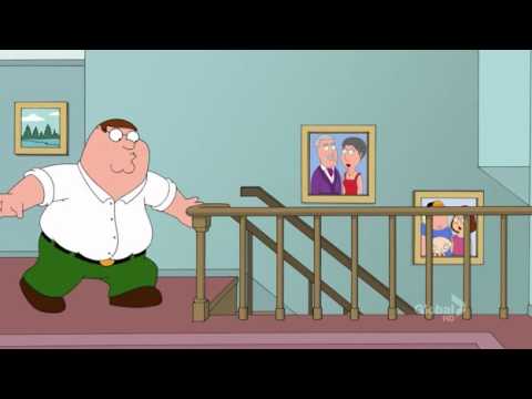 Family Guy - Peter falls down the stairs