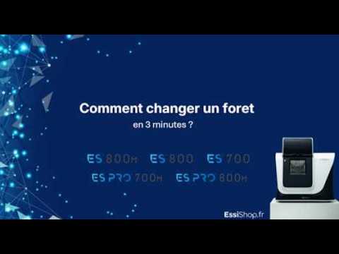 Comment changer un foret sur la gamme ES ?