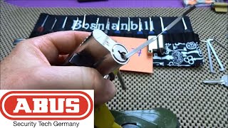 (434) Abus C83 Picked and Gutted (EVIL pins!)