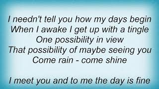 Ella Fitzgerald - Day In - Day Out Lyrics