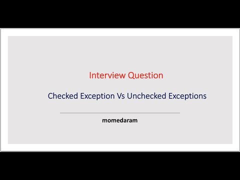 Difference between Checked Exceptions and Unchecked Exceptions In java?