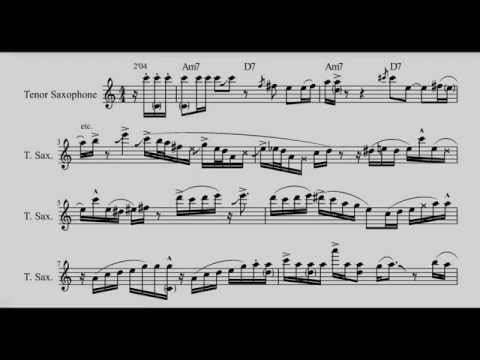 Kirk Whalum - (Marcus Miller's) Frankenstein saxophone transcription