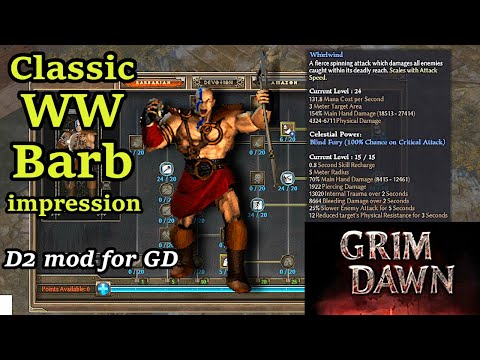 How is classic Whirlwind Barbarian? - Grim Dawn mod