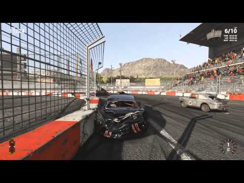 Next Car Game Wreckfest figure 8 with 24 cars