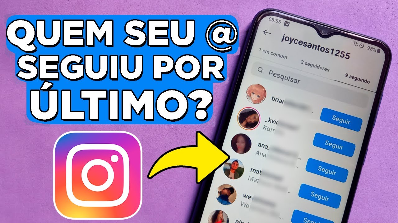 Watch Now COMO VER QUEM A PESSOA SEGUIU POR ÚLTIMO NO INSTAGRAM COMO VER QUEM A PESSOA SEGUIU POR ÚLTIMO NO INSTAGRAM