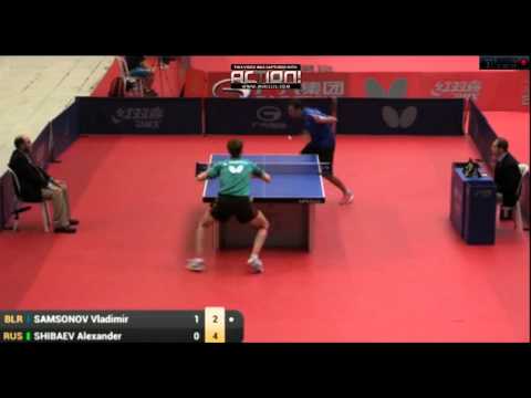 HIGHLIGHTS Samsonov Vladimir - Shibaev Alexander  Table Tennis Spain Open 2015
