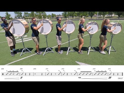 2019 Blue Stars Basses - LEARN THE MUSIC to "Call of the Wild"