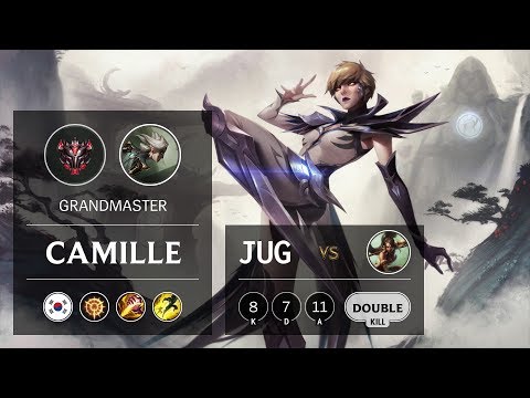 Camille Jungle vs Nidalee - KR Grandmaster Patch 9.24