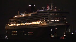 QUEEN MARY 2 & AURORA ARRIVE SOUTHAMPTON WITH TUG ASSISTANCE 15/12/25