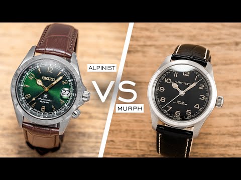 Two Of The Best Watches Under $1,000: The Hamilton Khaki Field Murph vs. The Seiko Alpinist SPB121