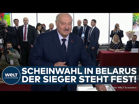 BELARUS: Putins Verbündeter bleibt! Keine Überraschung! Lukaschenko ist Sieger der Präsidentenwahl
