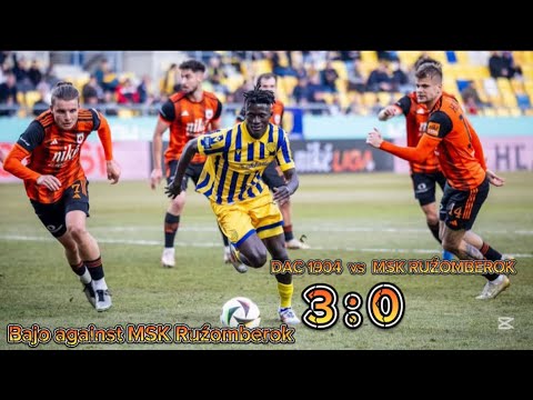 Mahmudu bajo vs MSK Ruźomberok