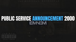 Eminem - Public Service Announcement 2000 [Lyrics] [4KUHD]