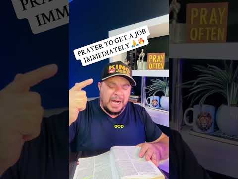 Prayer to get a job immediately in 2025