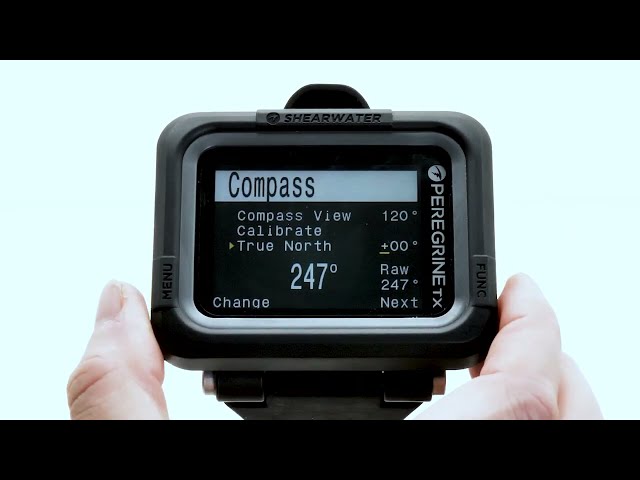 Ordinateur Shearwater Peregrine TX vidéo