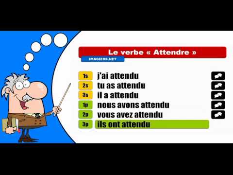 La conjugaison du verbe Attendre # Indicatif Passé composé