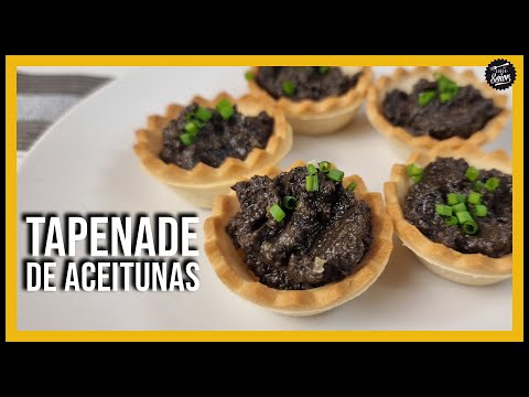 TAPENADE o Paté de aceitunas 😋 Receta fácil de aperitivo