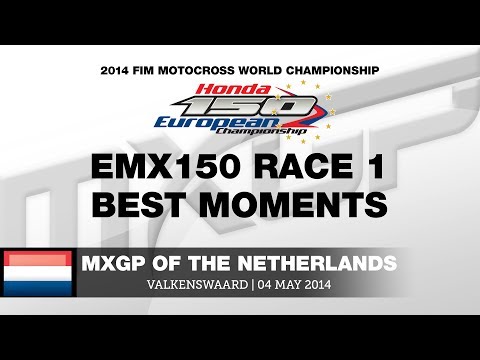 EMX150 of the Netherlands 2014 Race 1 Best Moments - Motocross