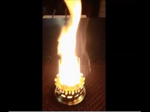 Aladdin Oil Lamp :  Mantle Burn