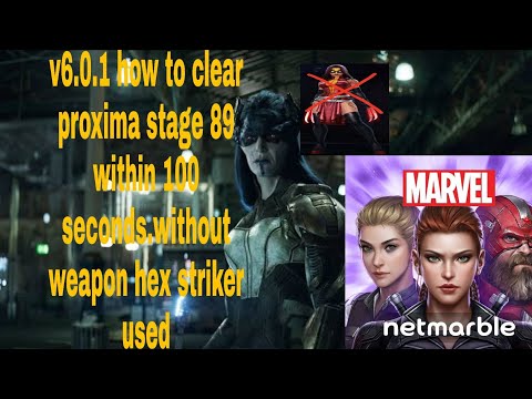 How to clear wbu proxima stage 89 within 100 seconds - marvel future fight