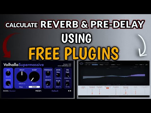 EASILY calculated The PERFECT Reverb and Pre-Delay Time With A FREE PLUGIN⎮NO CALCULATOR REQUIRED
