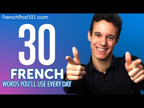 30 French Words You'll Use Every Day - Basic Vocabulary #43
