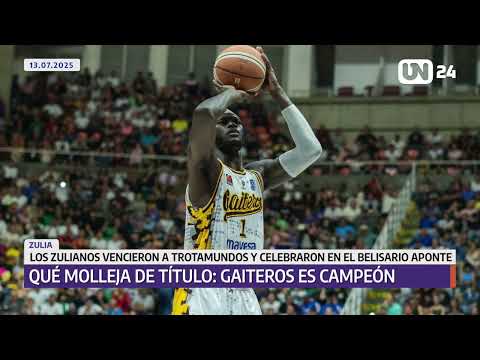 Gaiteros crowned champion of the Basketball Super League