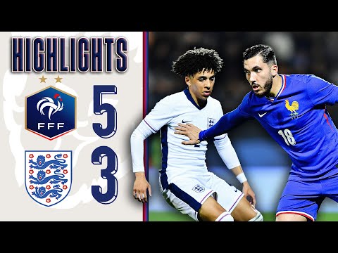 Young Lions Defeated in Eight-Goal Thriller | France U21 5-3 England U21 | Highlights