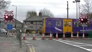 preview picture of video 'Tyne and Wear Metro-Metrocars 4045 and 4036 at Fawdon'