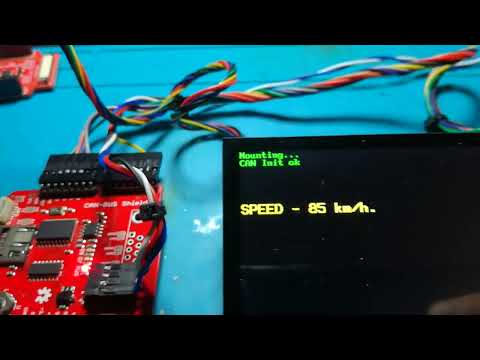 4D SYSTEMS uLCD 43DCT - SPI  CAN BUS