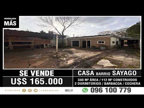 Video de YouTube - Casa Venta Cochera Sayago Montevideo iMas.uy MC *