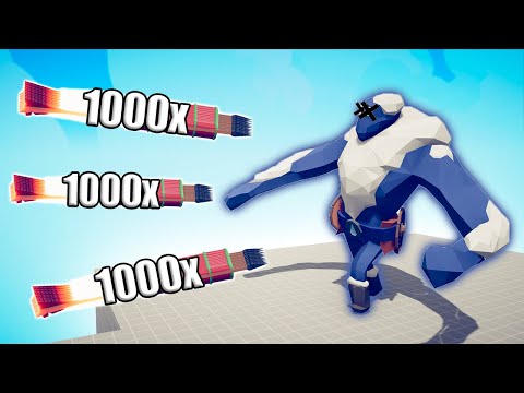 1000x OVERPOWERED FIREWORK ARCHER vs UNITS - TABS | Totally Accurate Battle Simulator 2023