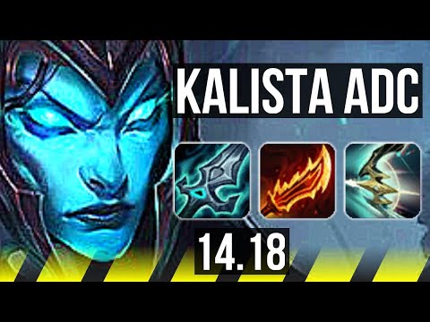 KALISTA & Taric vs JINX & Alistar (ADC) | 1000+ games, 9/3/7, Dominating | EUW Grandmaster | 14.18