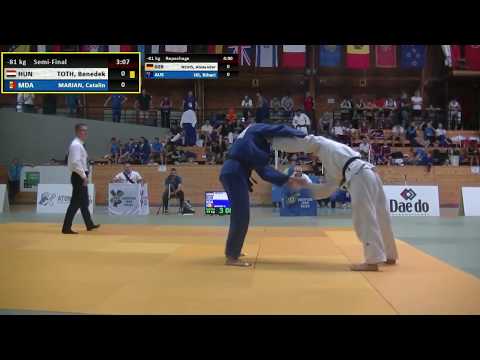 Judo MD 2019  TOTH, HUN   MARIAN , MDA , S/F Junior European Judo Cup Paks, HUN