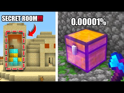 Uncovering Minecraft's Rarest Secret Rooms