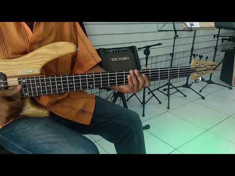 Teste de contra baixo strinberg 5 cordas ativo