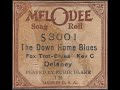 The Down Home Blues - Piano Roll