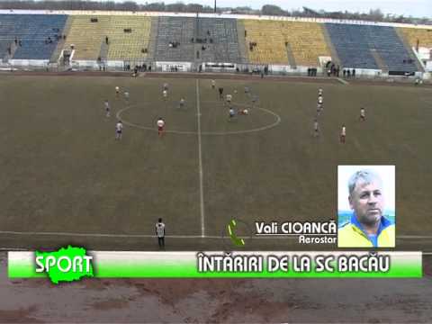 Întăriri de la SC Bacău  - www.1tvbacau.ro (12.01.2014)