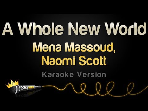 Mena Massoud Naomi Scott – A Whole New World (Karaoke Version)